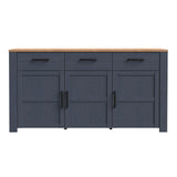 Wooden Sideboard With 3 Doors And 3 Drawers - Bohol