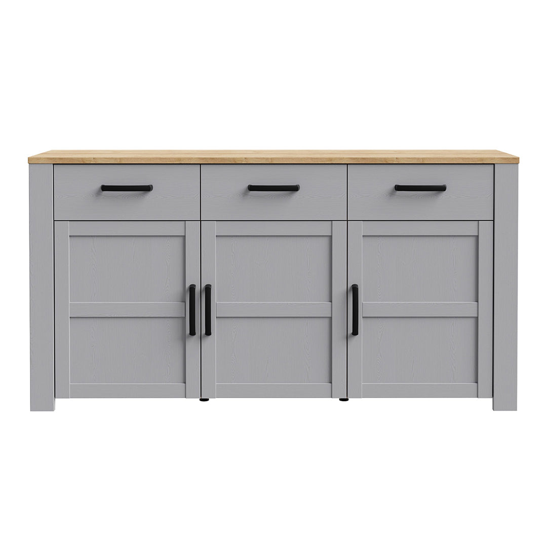 Wooden Sideboard With 3 Doors And 3 Drawers - Bohol