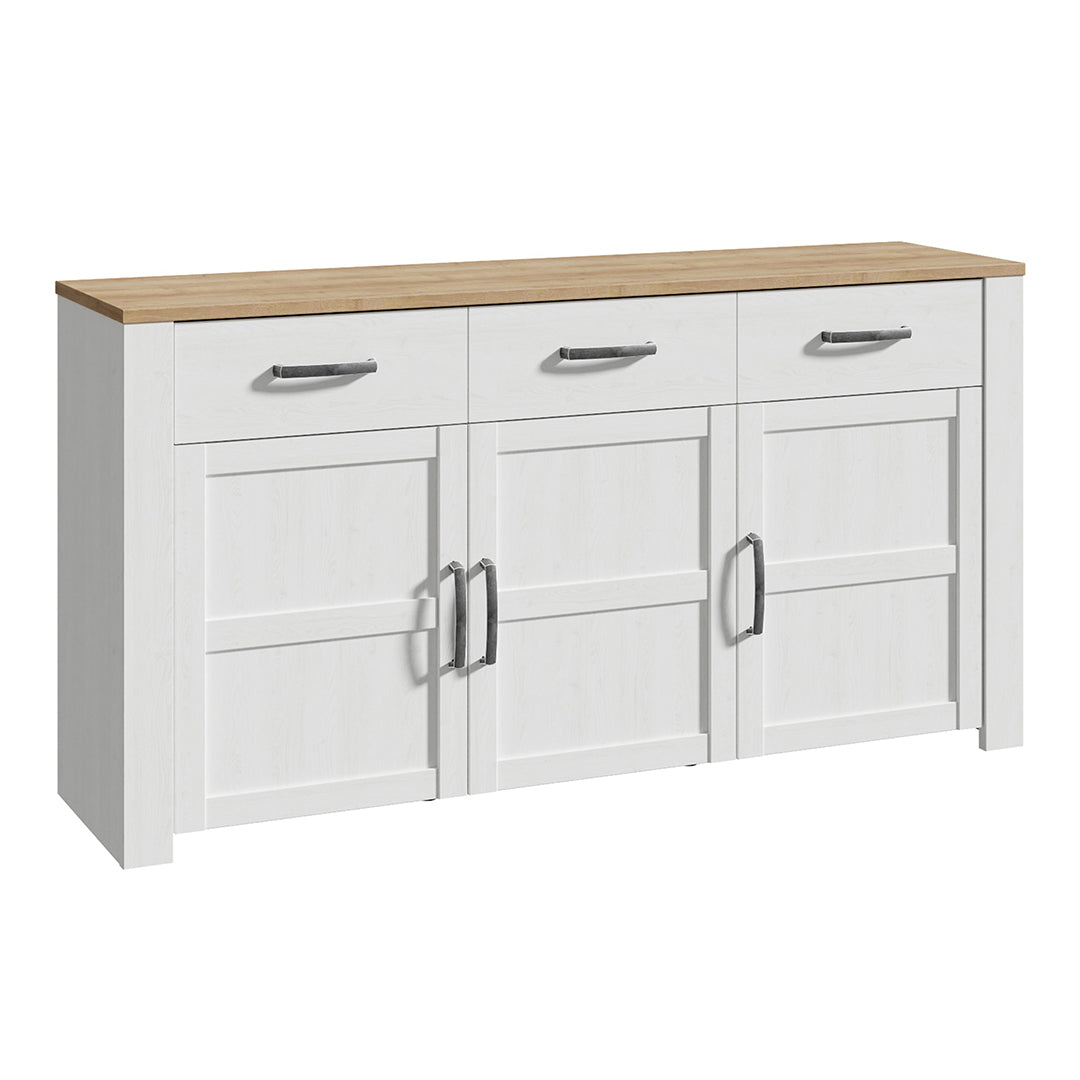 Wooden Sideboard With 3 Doors And 3 Drawers - Bohol