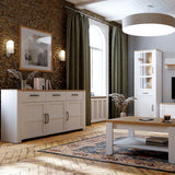 Wooden Sideboard With 3 Doors And 3 Drawers - Bohol
