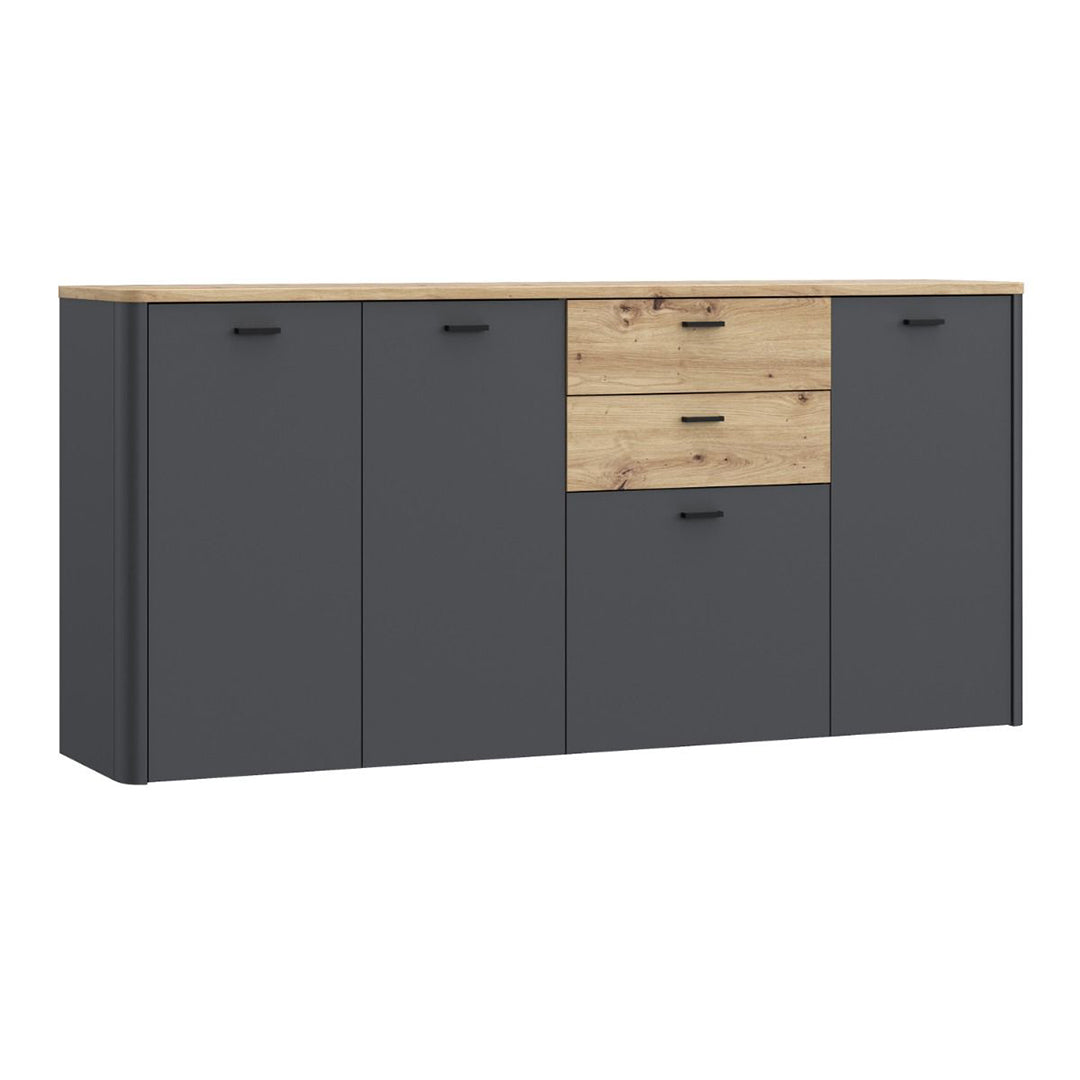 Wooden Sideboard With 4 Doors And 2 Drawers - Klara