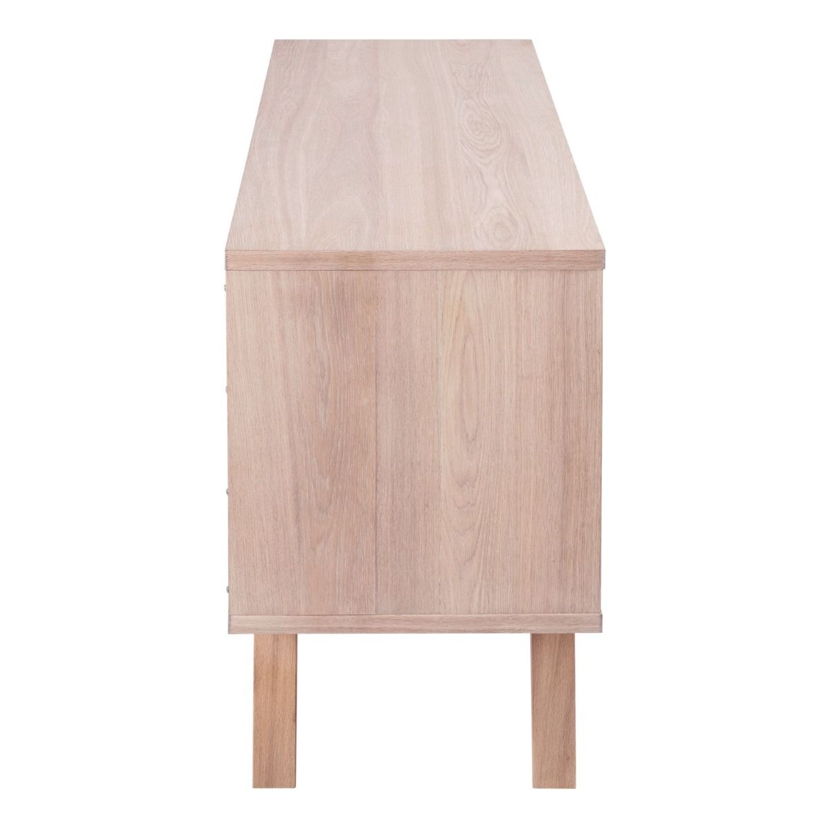 Wooden Sideboard With 4 Drawers And Sliding Door - A-Line