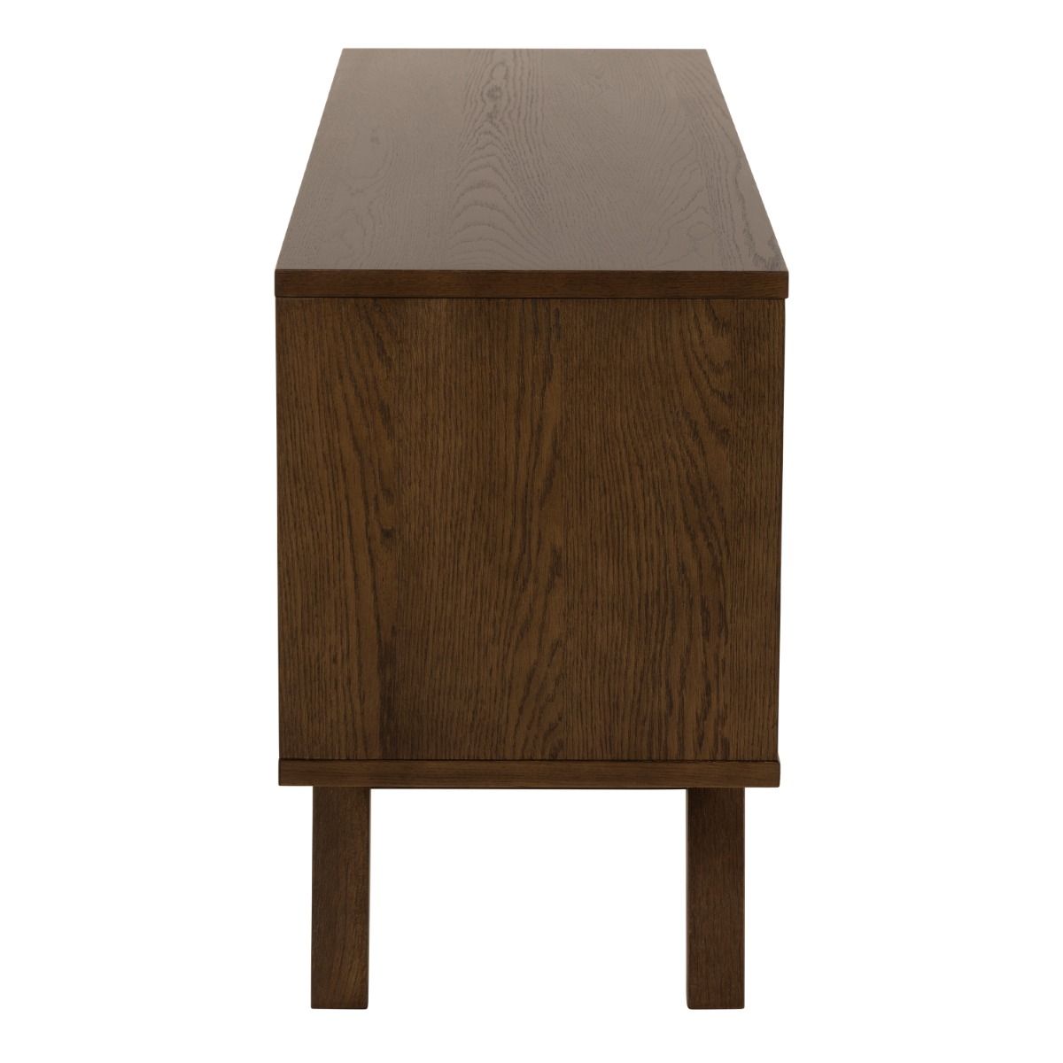 Wooden Sideboard With 4 Drawers And Sliding Door - A-Line