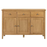 Wooden Sideboard With 3 Doors And 3 Drawers - Cotswold