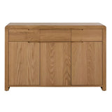 Wooden Sideboard With 3 Doors And 3 Drawers - Curve
