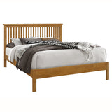 Wooden Single Bed With Sprung Slatted Base - Ascot