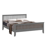 Wooden Single Bed With Sprung Slatted Base - Turin