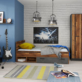 Wooden Small Double Bed Including Slats - Brooklyn