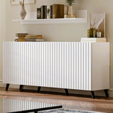 Wooden Storage Cabinet With 4 Doors - Atlantic
