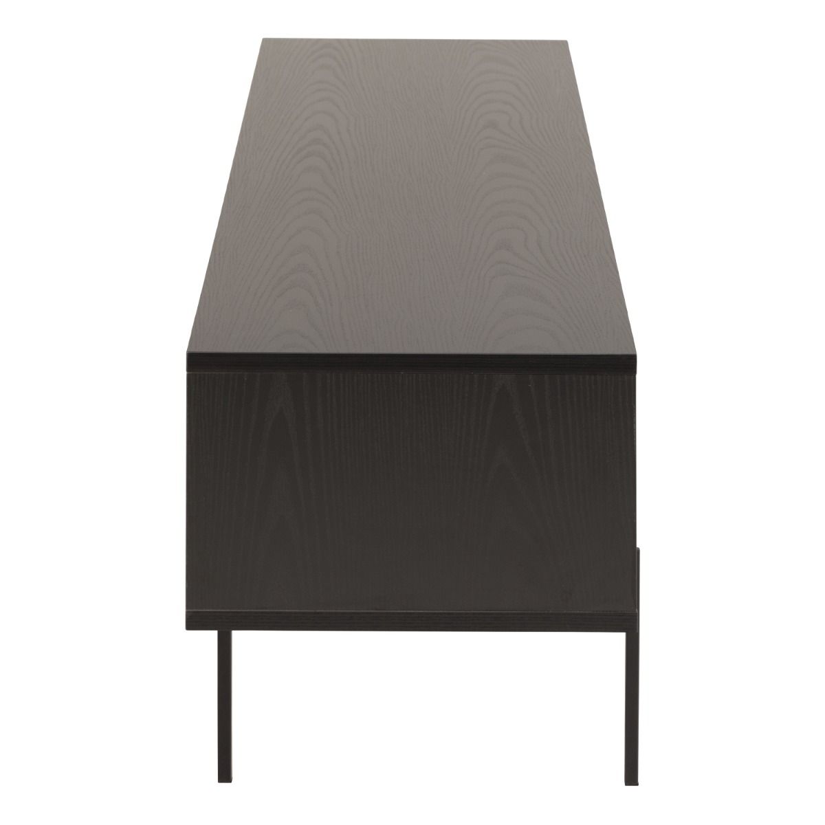 Wooden TV Stand With 2 Mesh Sliding Doors - Angus