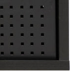 Wooden TV Stand With 2 Mesh Sliding Doors - Angus
