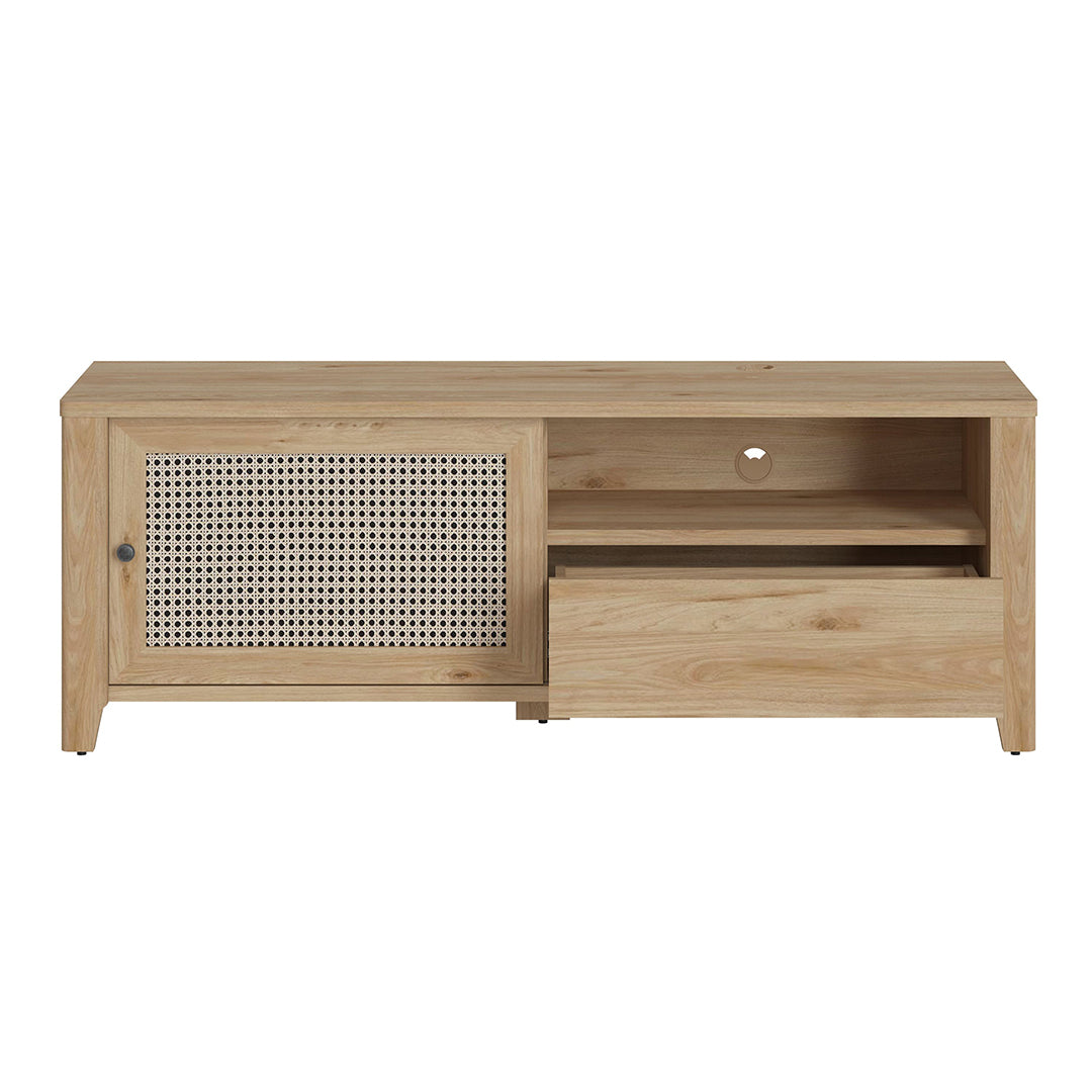 Wooden TV Stand With 1 Sliding Door And 1 Drawer - Cestino