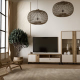 Wooden TV Stand With 1 Door And 1 Drawer - Grafton