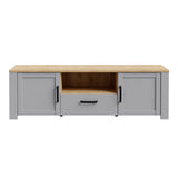 Wooden TV Stand With 2 Doors And 1 Drawer - Bohol