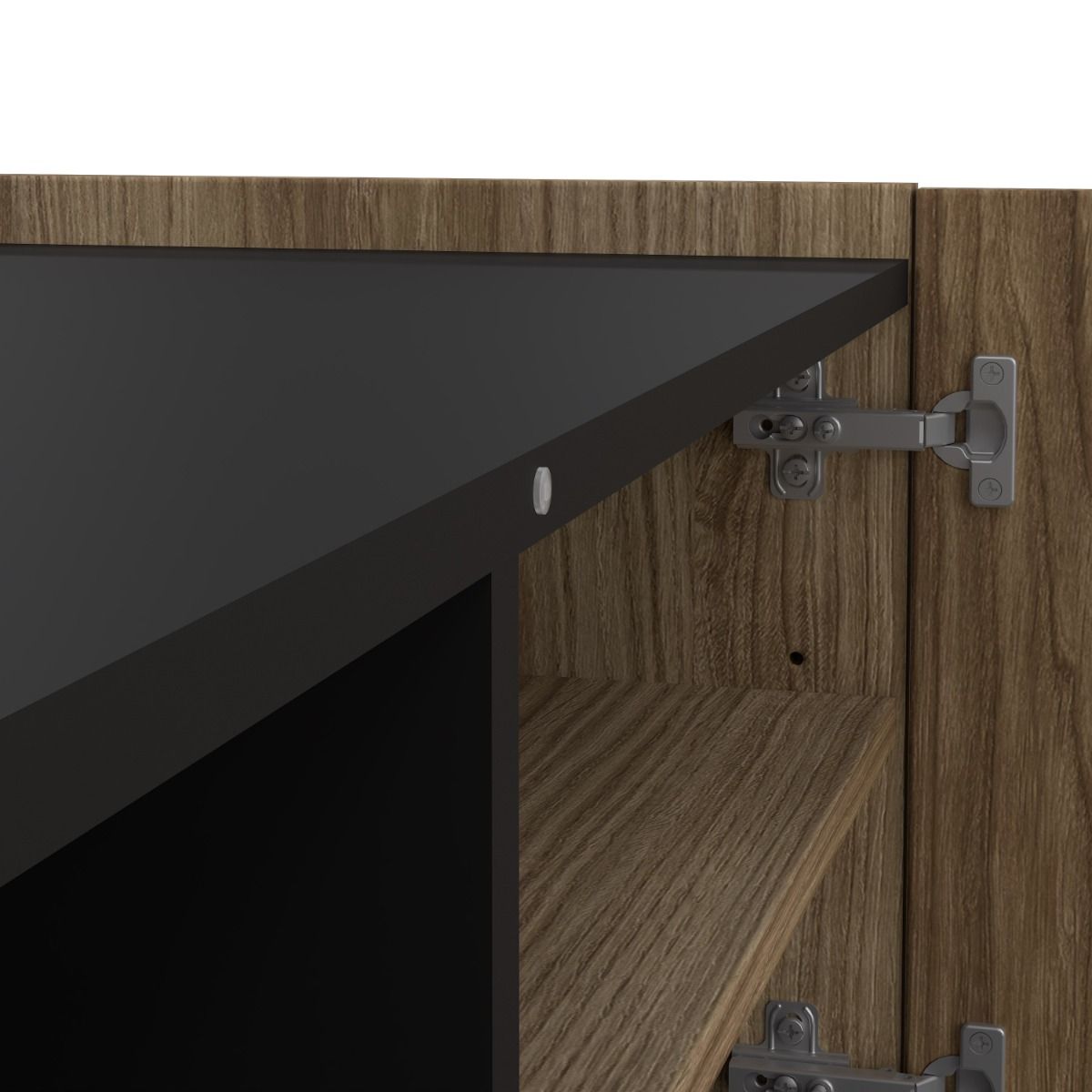 Wooden TV Stand With 2 Doors And 1 Drawer - Kendall