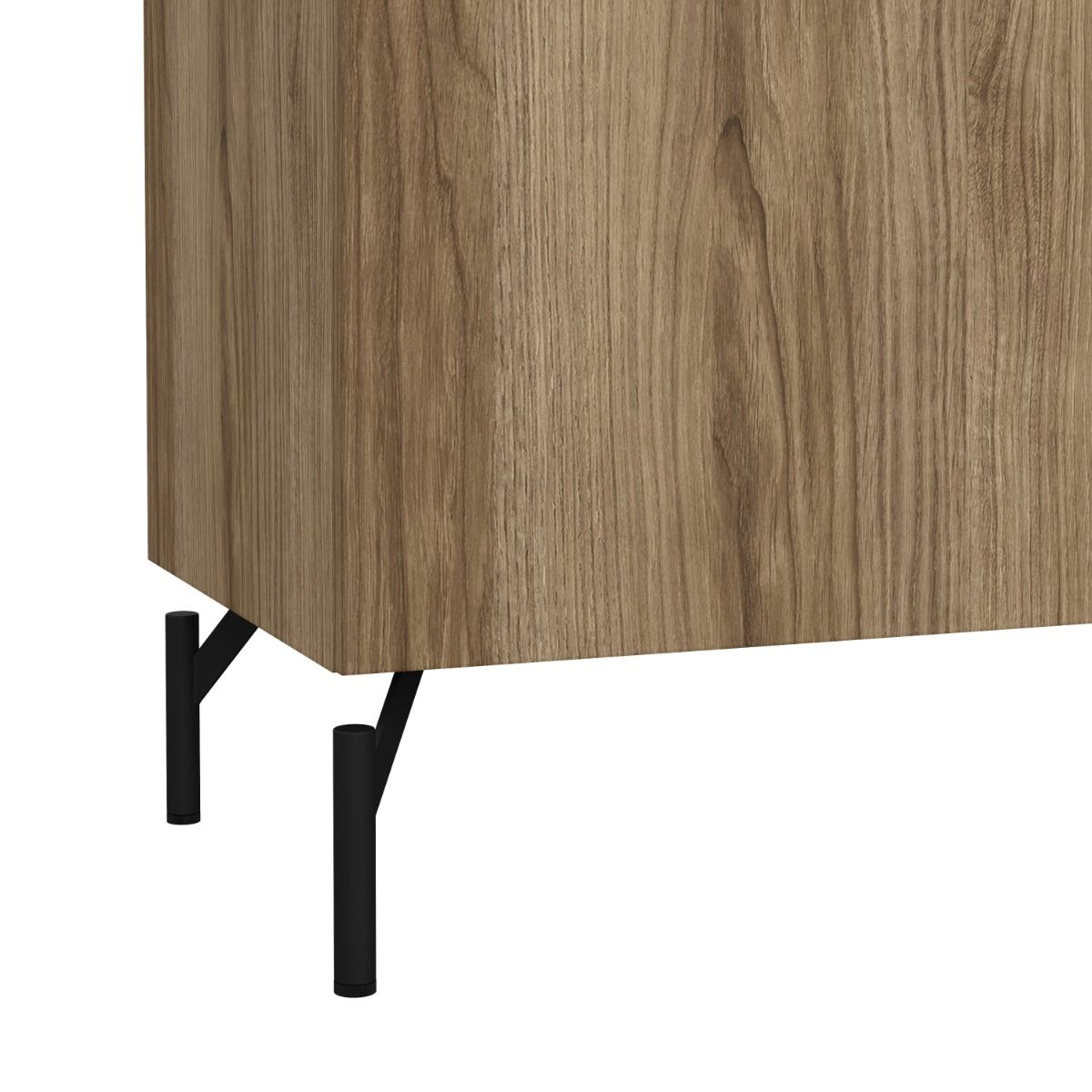 Wooden TV Stand With 2 Doors And 1 Drawer - Kendall