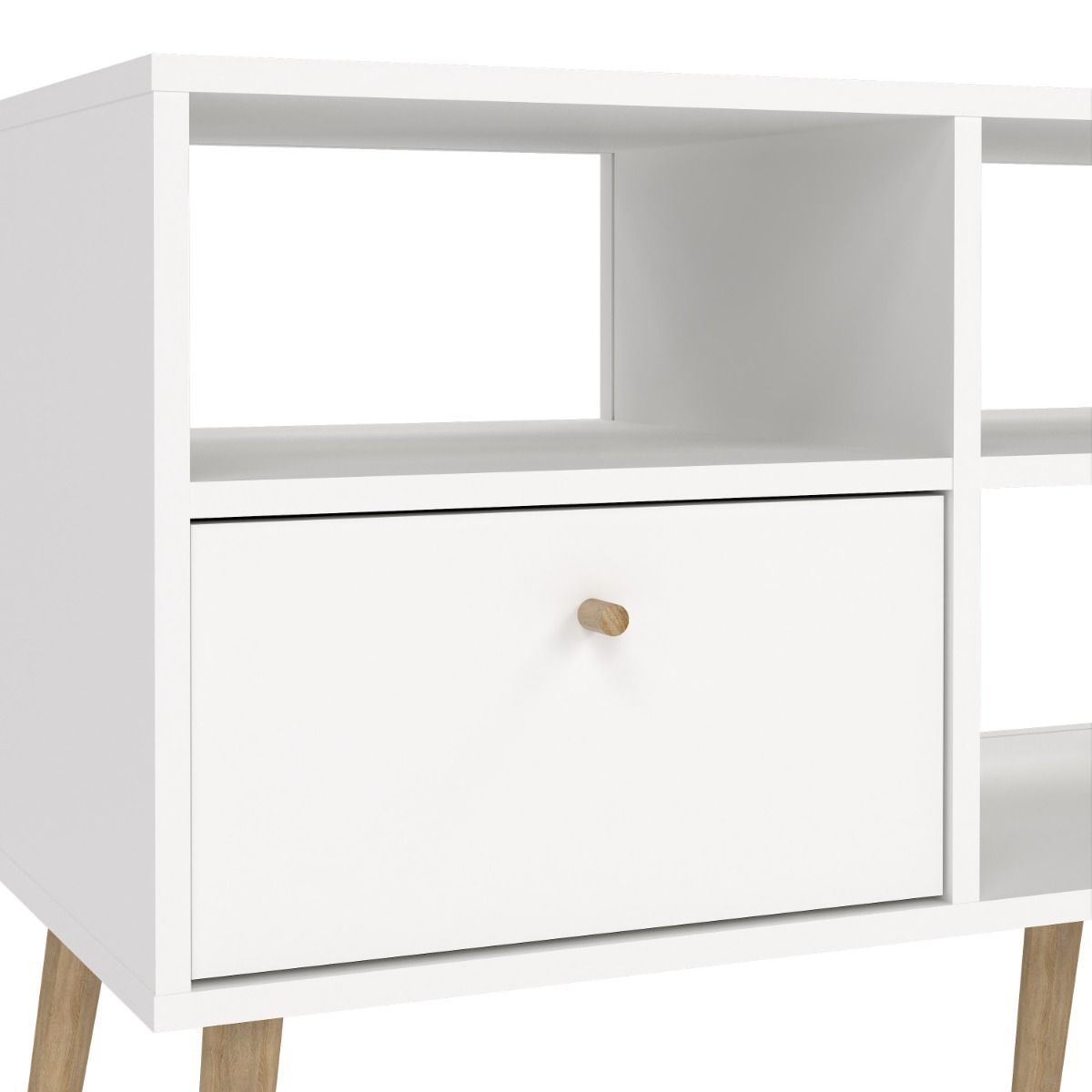 Wooden TV Stand With 2 Drawers - Cumbria