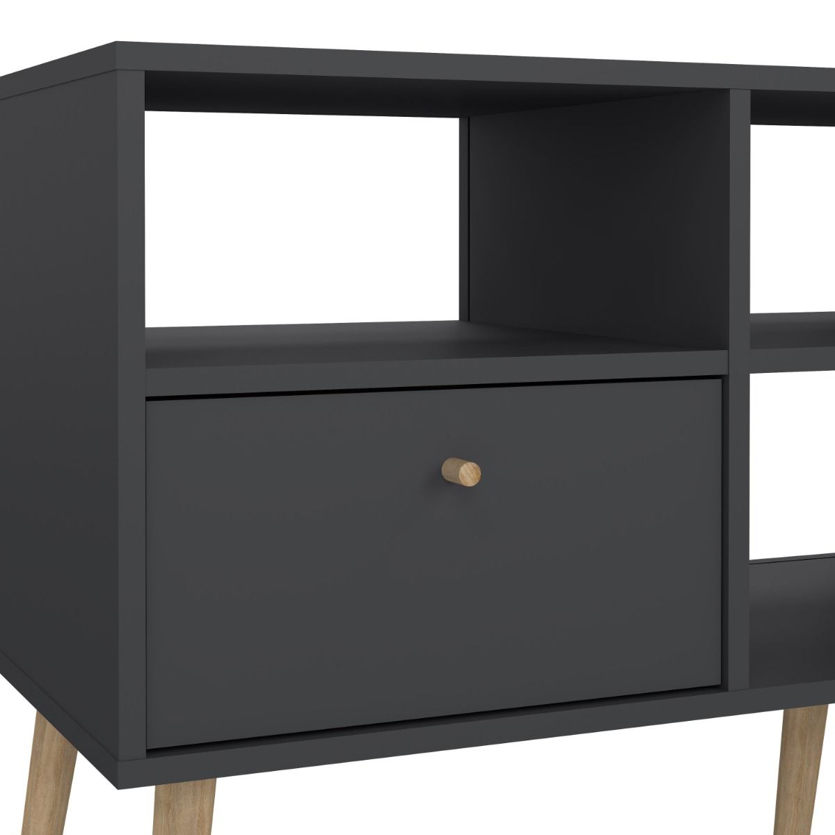 Wooden TV Stand With 2 Drawers - Cumbria