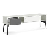 Wooden TV Stand With 2 Sliding Doors And 1 Drawer - Fur