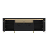 Wooden TV Stand 200cm Wide With 2 Doors And 1 Drawer - Genoa