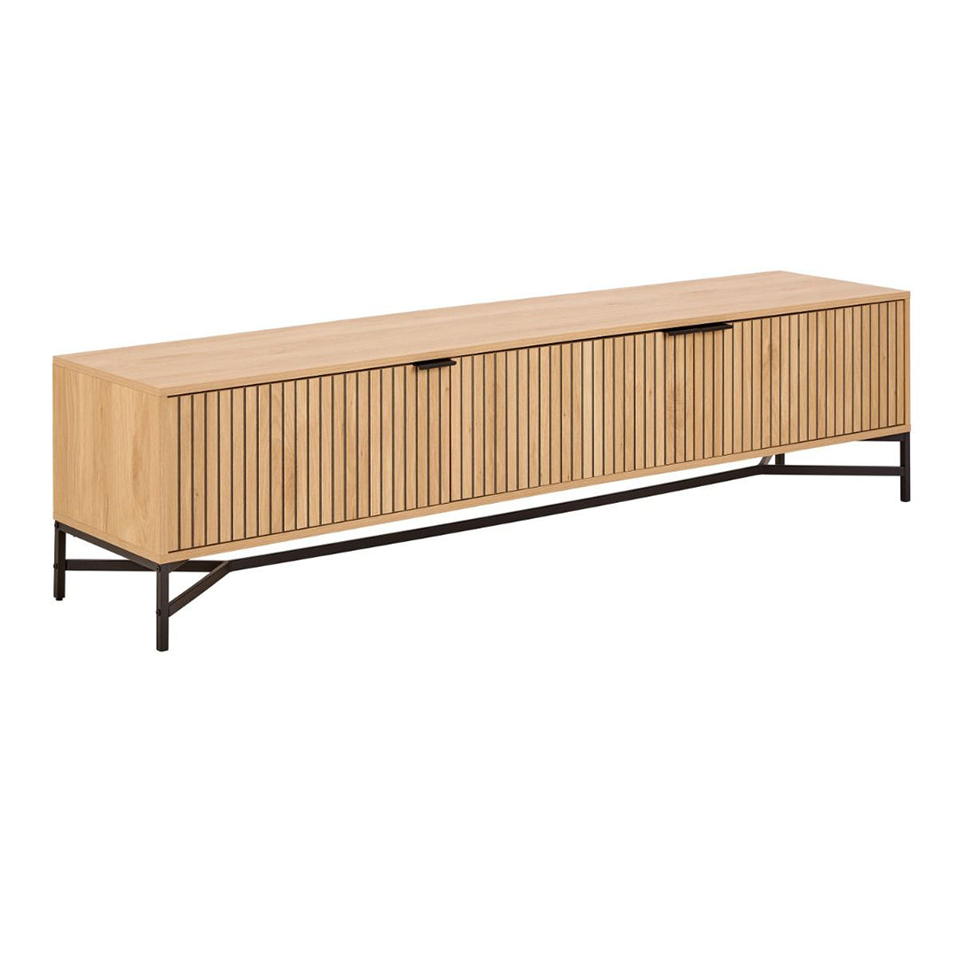 Wooden TV Stand With 3 Doors - Jaipur