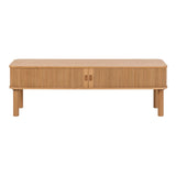 Wooden TV Stand With Sliding Door - Langley