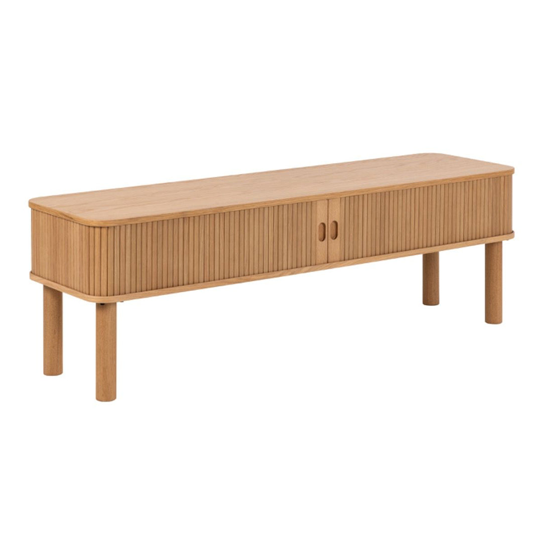Wooden TV Stand With Sliding Door - Langley