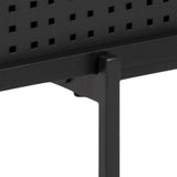 Wooden TV Stand With 1 Mesh Sliding Door - Angus