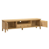 Wooden TV Stand With 2 Doors And 2 Drawers - Cotswold