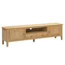 Wooden TV Stand With 2 Doors And 2 Drawers - Cotswold