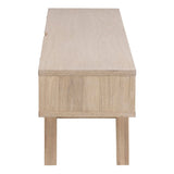 Wooden TV Stand With 2 Drawers - A-Line