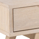 Wooden TV Stand With 2 Drawers - A-Line