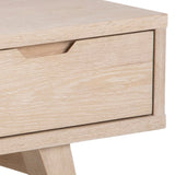 Wooden TV Stand With 2 Drawers - A-Line