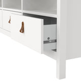 Wooden TV Stand With 3 Drawers - Barcelona