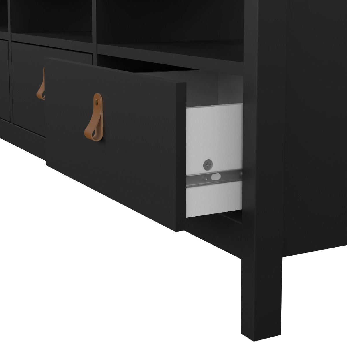 Wooden TV Stand With 3 Drawers - Barcelona