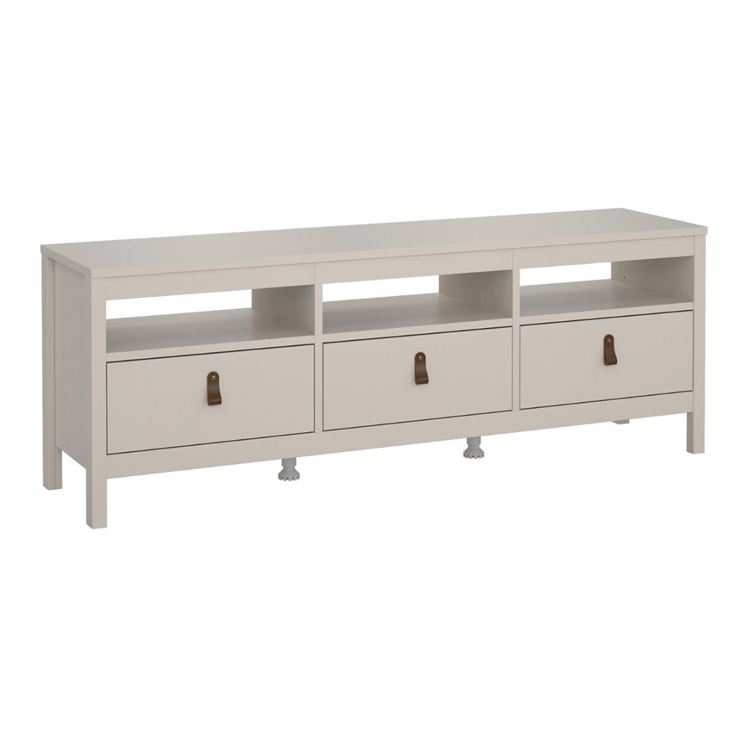 Wooden TV Stand With 3 Drawers - Barcelona