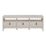 Wooden TV Stand With 3 Drawers - Barcelona