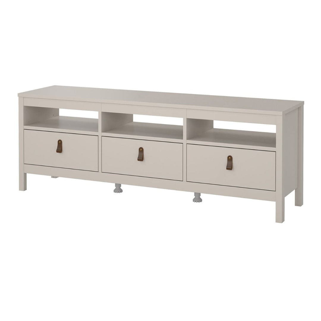 Wooden TV Stand With 3 Drawers - Barcelona