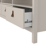 Wooden TV Stand With 3 Drawers - Barcelona