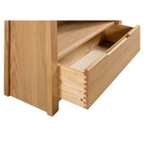 Wooden TV Stand With 3 Drawers - Curve