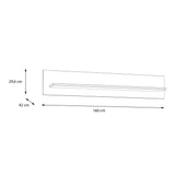 Wooden Wall Shelf 160cm Wide - Bohol