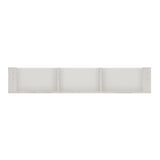 Wooden Wall Shelf 3 Sectioned 118.7cm Wide - Angel