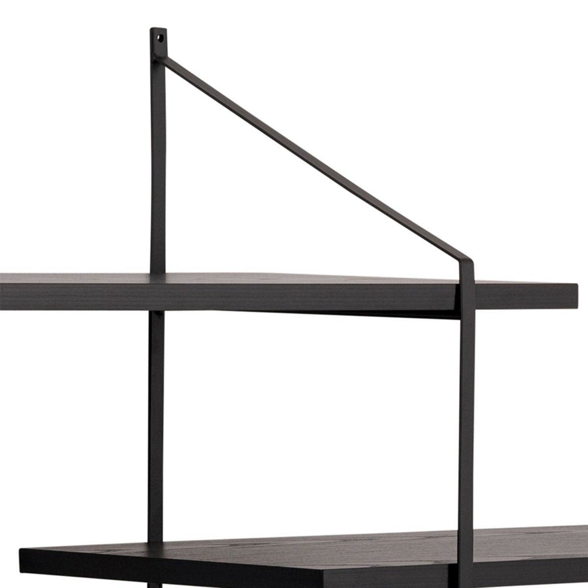 Wooden Wall Shelving Unit With 4 Shelves - Belfast