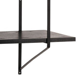 Wooden Wall Shelving Unit With 4 Shelves - Belfast