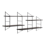 Wooden Wall Shelving Unit With 4 Shelves - Belfast