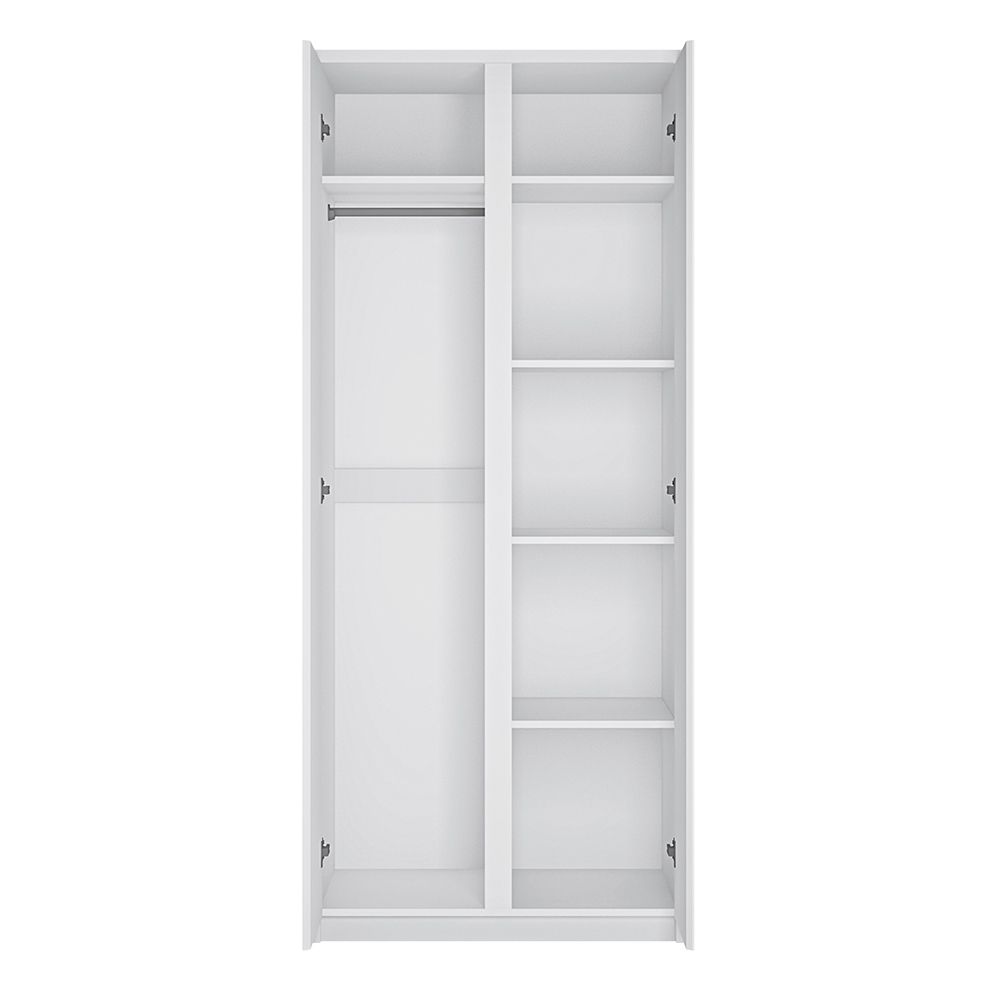 Wooden Wardrobe With 2 Doors - Fribo