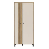 Wooden Wardrobe With 2 Doors - Grafton