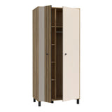 Wooden Wardrobe With 2 Doors - Grafton