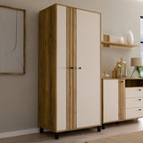 Wooden Wardrobe With 2 Doors - Grafton