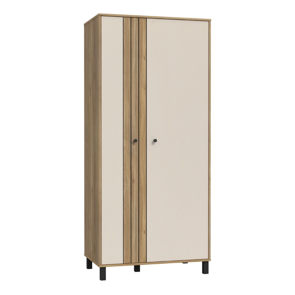 Wooden Wardrobe With 2 Doors - Grafton